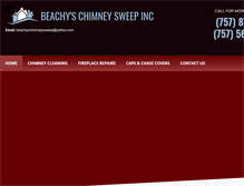 Tablet Screenshot of beachyschimneysweepinc.com